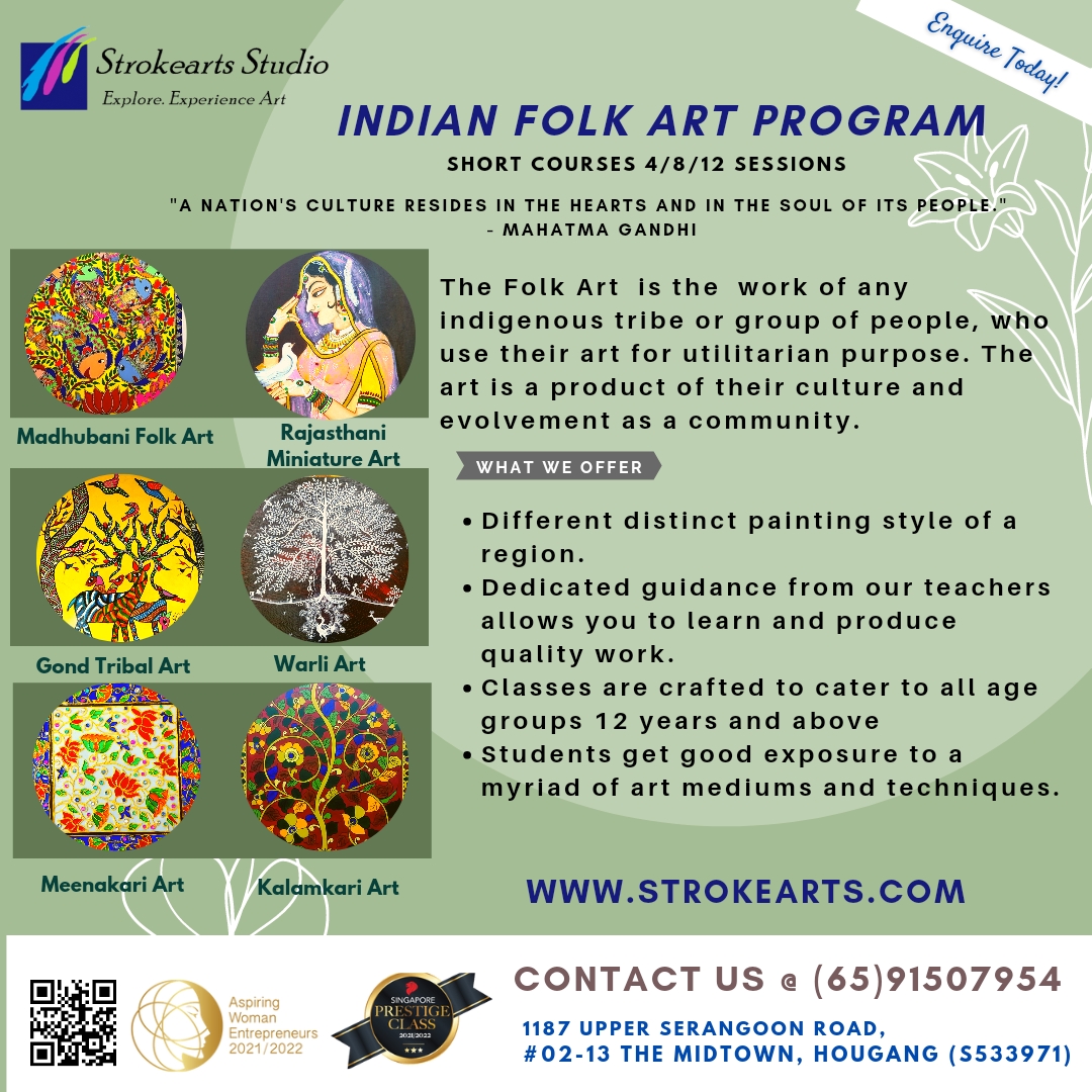 Indian Folkart workshop feb2022