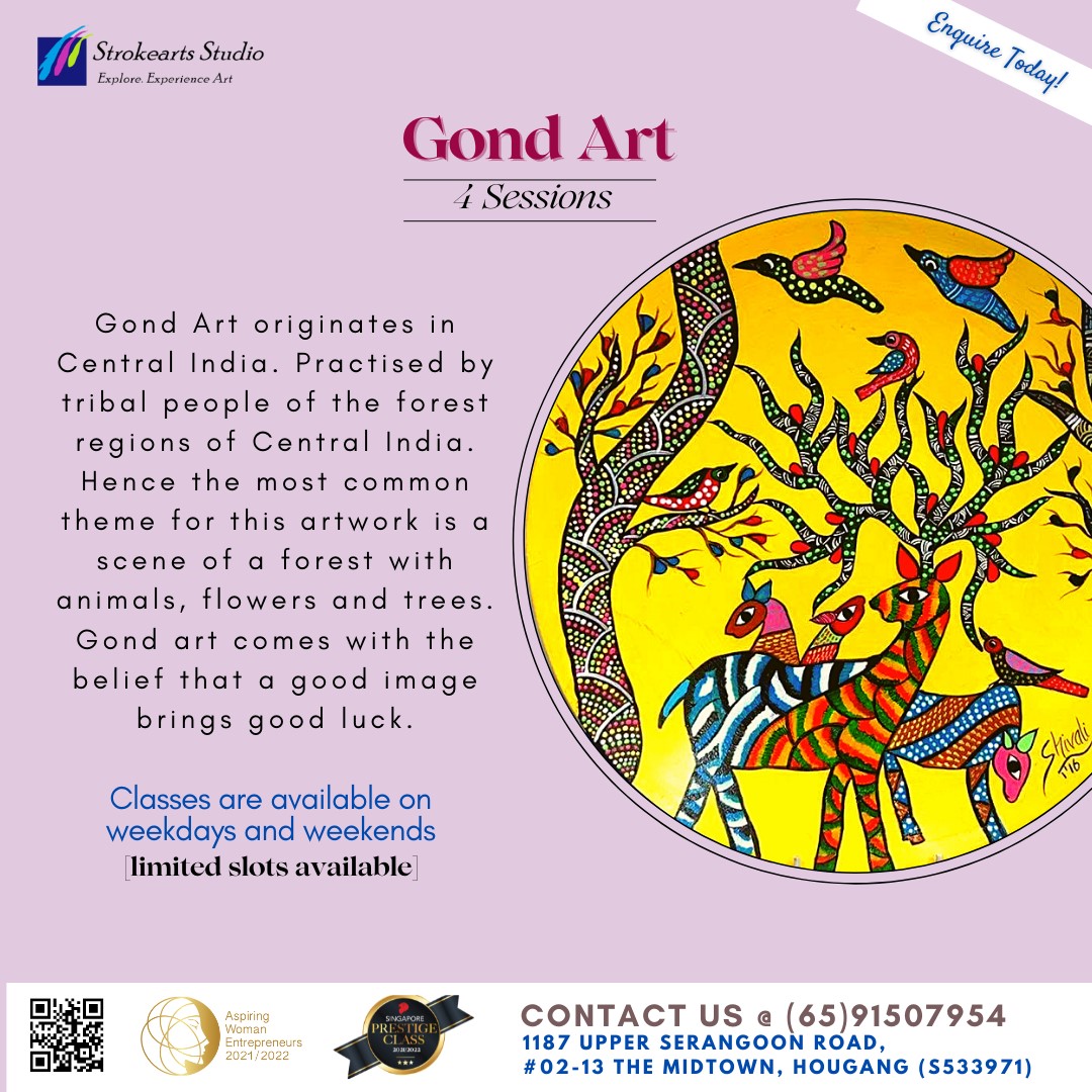 Gond Folk Art Workshop Feb2022