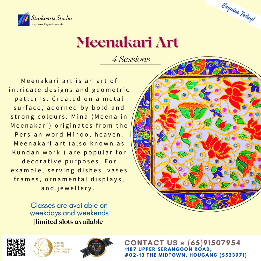 Meenakari Folk Art Workshop Feb2022