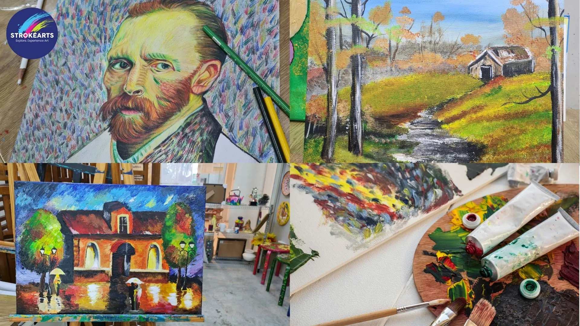 Art Mediums in Adult Art Classes
